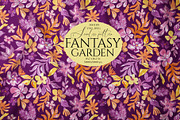 Purple Floral Seamless Pattern, a Pattern Graphic by SirenaArt (Thumbnail 1 of 15)