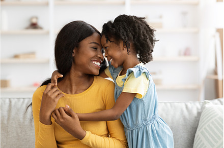 Loving African American Mother And, a Person Photo by Prostock-Studio