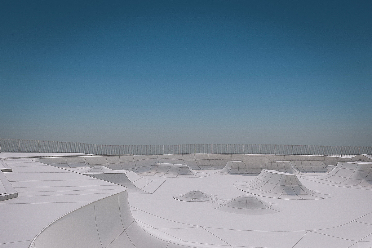Skate park, an Architecture 3D Model by 3DNUTS (Photo 2 of 10)