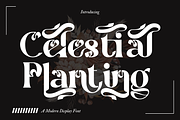 Celestial Planting - Modern Serif, a Serif Font by 177Studio (Thumbnail 1 of 8)