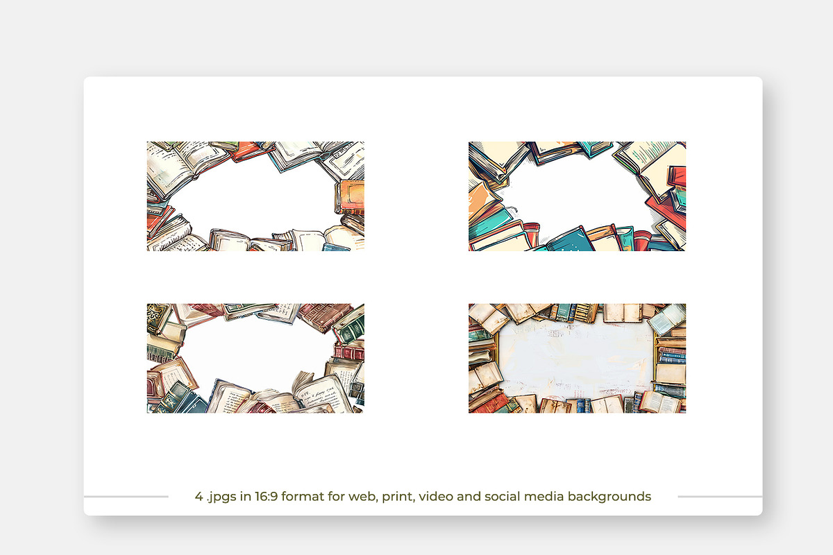 The Book Bundle, a Background Graphic by karenfoleyphoto (Photo 4 of 6)