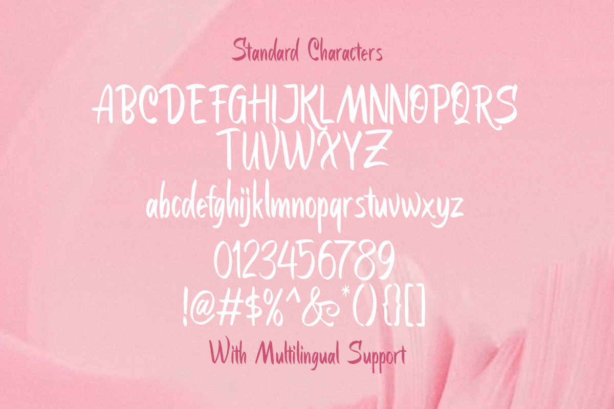 Mon Lotus De Charles Script, a Script Font by Littlehand (Photo 9 of 10)