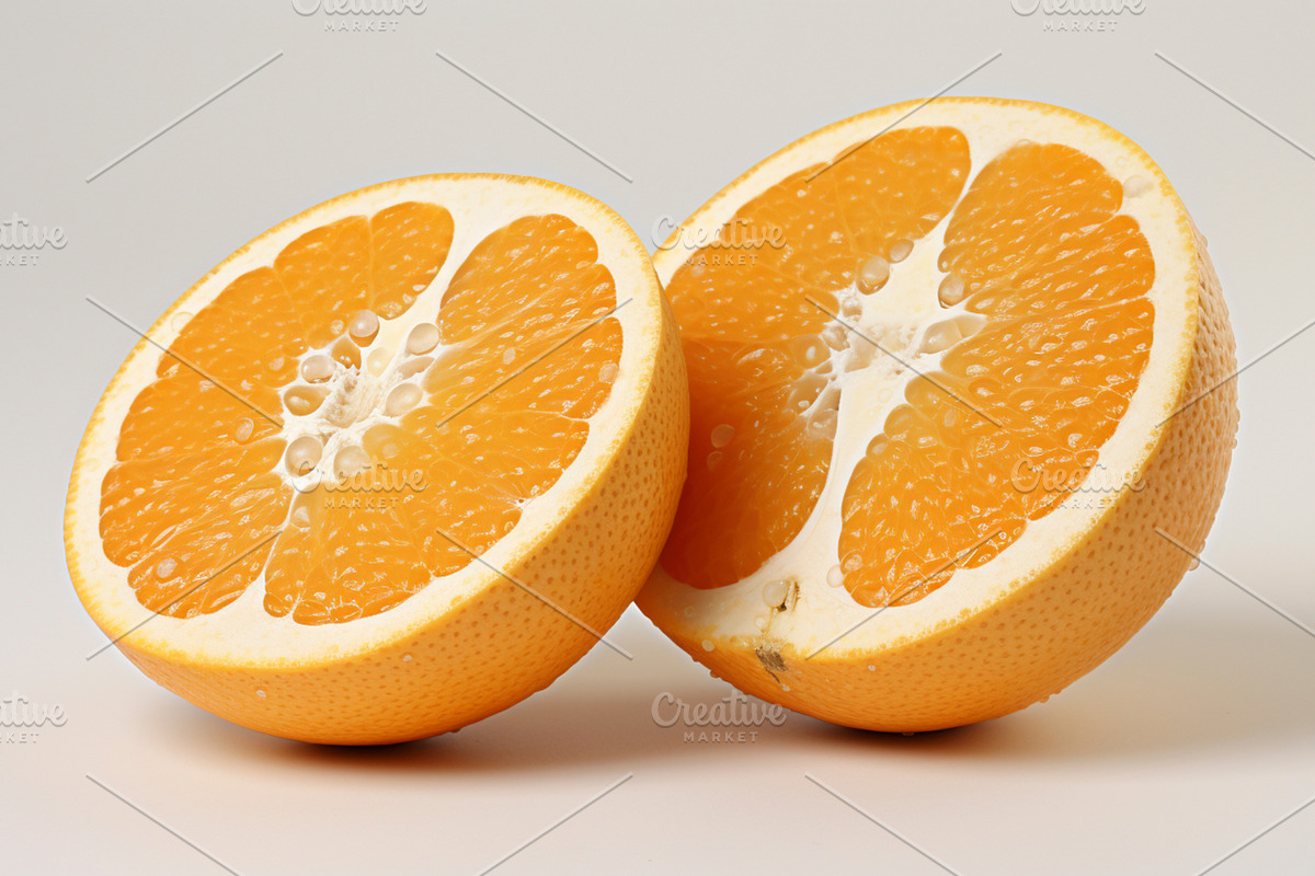 orange fruits fresh white background, a Food & Drink Photo by LOGOCREATIVE (Photo 1 of 2)