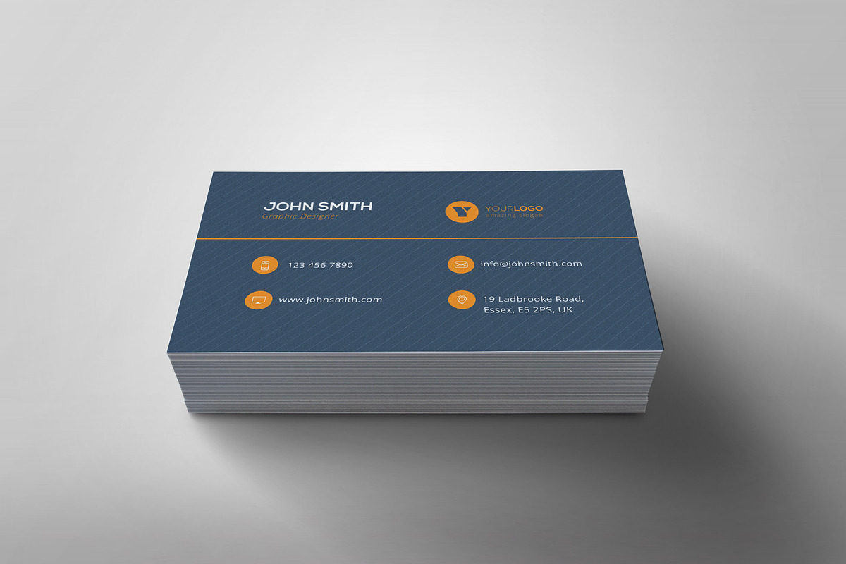 100 Minimal Business Cards Bundle, a Business Card Template by Carlos Fernando (Photo 3 of 7)