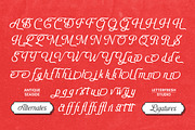 Antique Seaside, a Script Font by Letter Fresh (Thumbnail 12 of 13)
