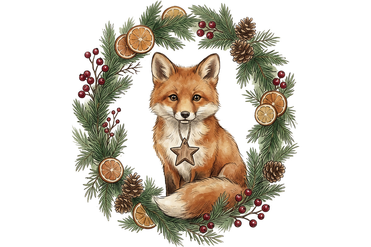 Cozy Winter Animals Clipart Bundle, an Animal Illustration by T-shirt Pond (Photo 18 of 26)
