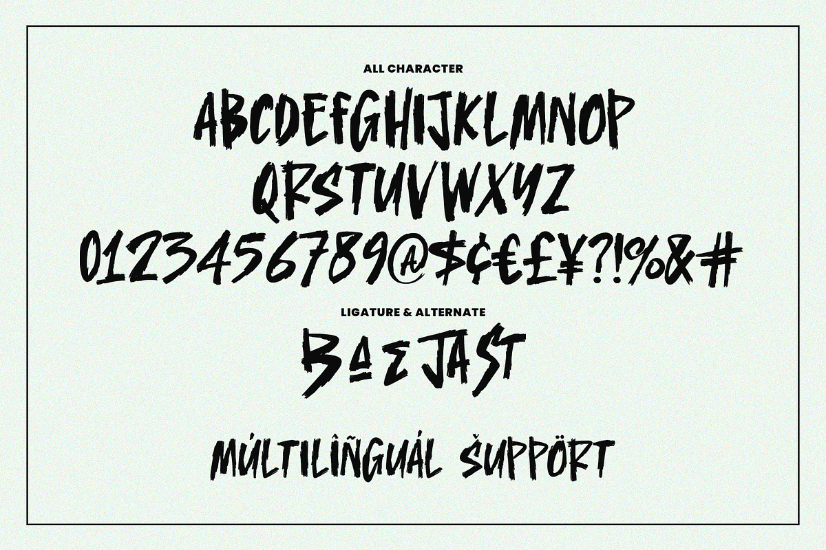 Jaber Maester Handmade Display Brush, a Handwritten Font by Maulana Creative (Photo 5 of 7)