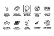 Telescopes & astronomy Icon Set, an Outline Icon by Nurlan's shop (Thumbnail 3 of 5)
