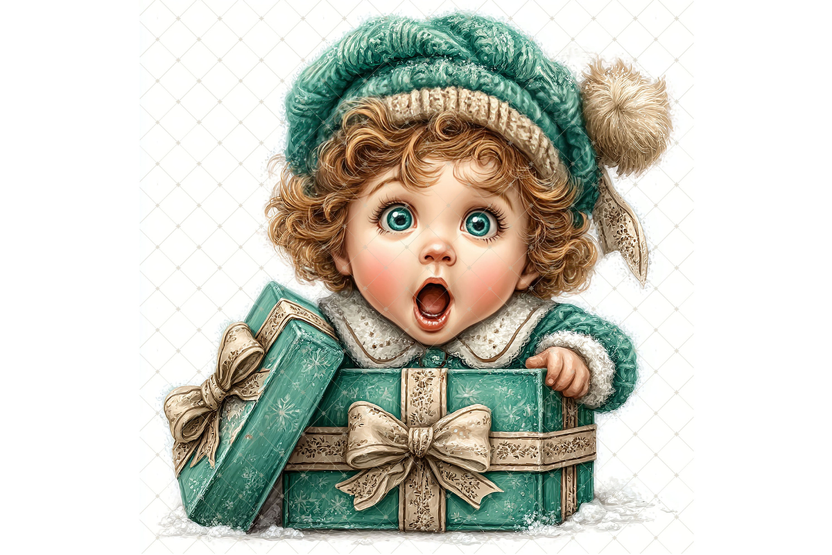 Winter Baby Clipart JPG, a Seasonal Illustration by Memories By Lea (Photo 13 of 20)