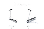 Electric Scooter Mockups Set, an Advertising Mockup by rebrandy (Thumbnail 2 of 8)