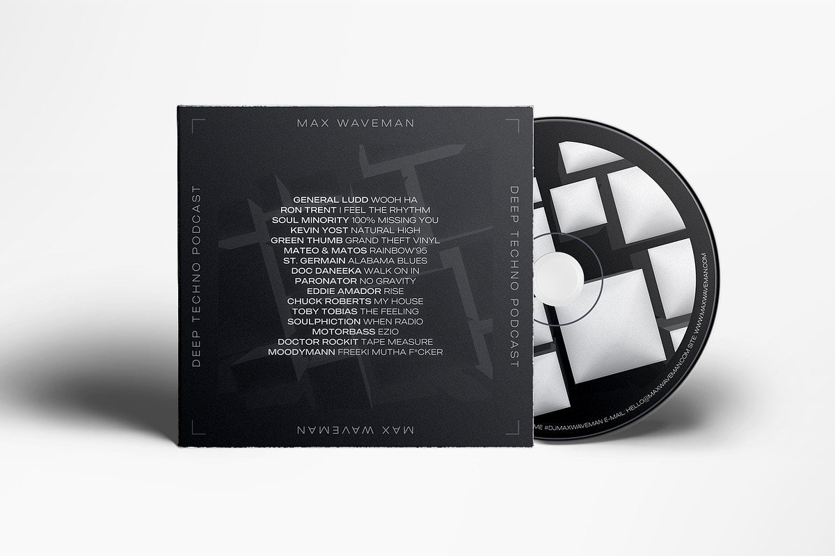 DJ Mix Cover Art Templates #03, a Print Template by vinyljunkie (Photo 10 of 14)