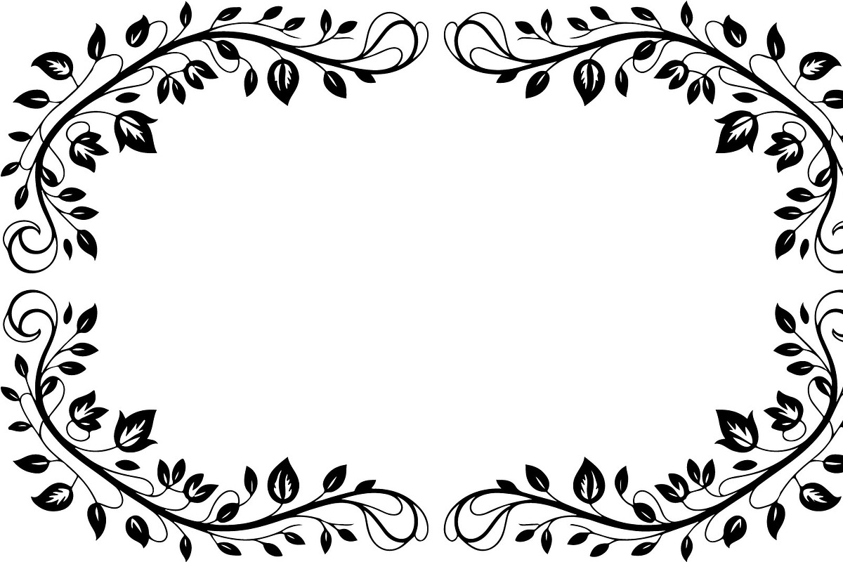 Elegant Rose Frame Silhouette, an Illustration by Designs_River (Photo 7 of 9)