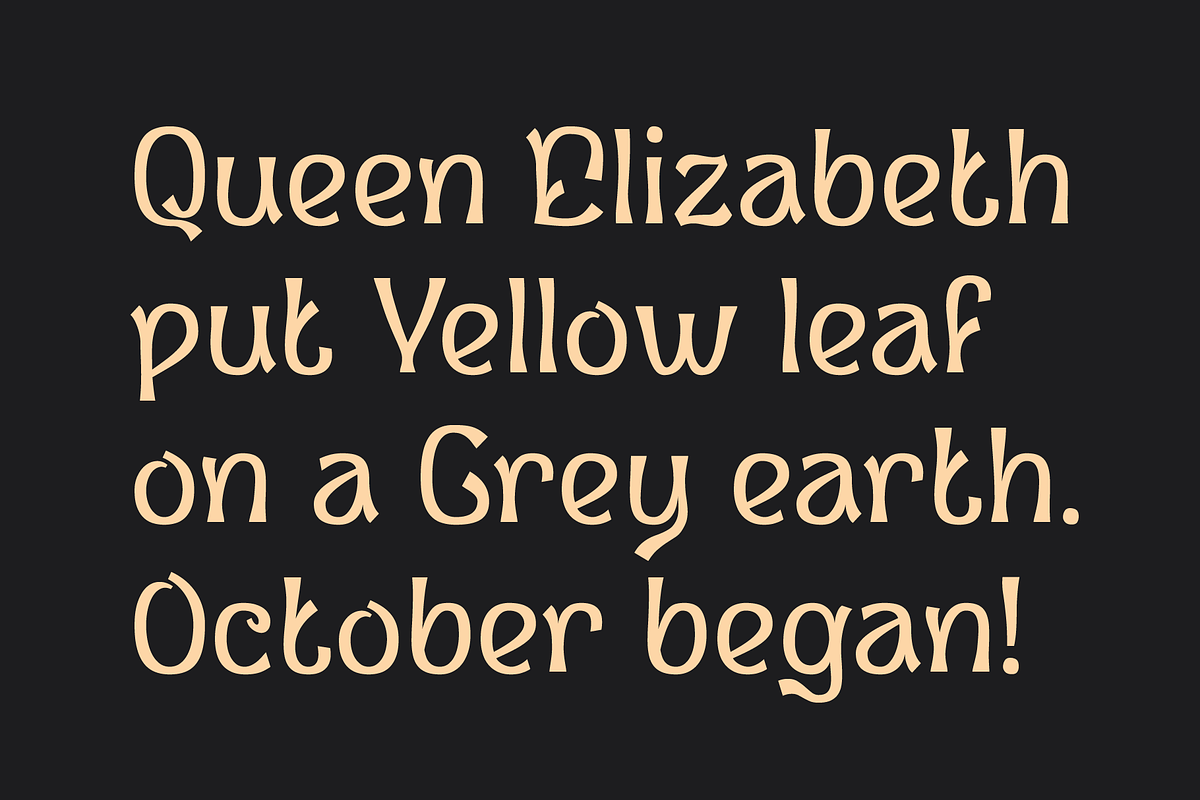 Forestory font, a Font by Michael Rafailyk (Photo 8 of 10)