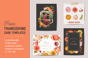 Thanksgiving Card Templates