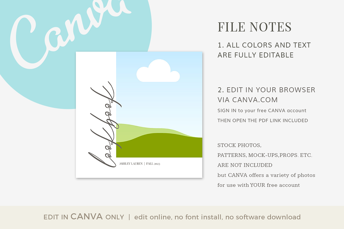 CANVA Lookbook Template, a Magazine Template by Digiluxe (Photo 2 of 5)