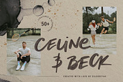 CHIC LOVERS - Watercolor SVG Font, a Script Font by SilverStag Type Foundry (Thumbnail 12 of 14)