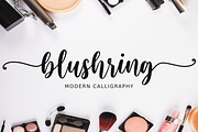 Blushring - Modern Calligraphy, a Script Font by Sibelumpagi Studio (Thumbnail 1 of 11)