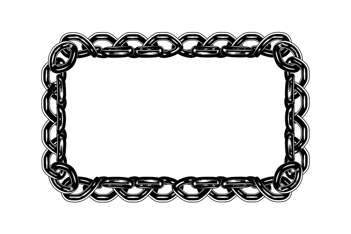 Chain Border Frame SVG Bundle, an Illustration by Designs_River (Photo 29 of 31)