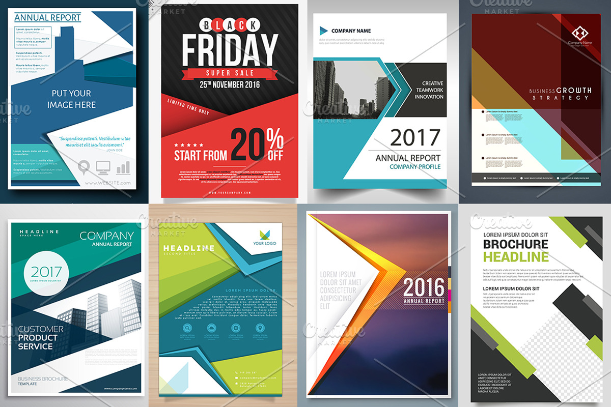 110+ Clean Business Flyers Bundle, a Flyer Template by Imagine Design Studio (Photo 11 of 16)