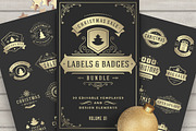30 Christmas Sale Labels and Badges, a Branding & Logo Template by Vasya Kobelev (Thumbnail 1 of 20)