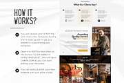 Woodworking Canva Website Template, a Landing Page Template by Kromatic Design Studio (Thumbnail 7 of 8)