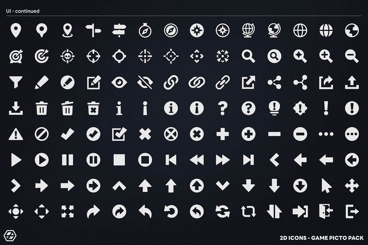 2D Icons - Game Picto Pack, a Solid Icon by LAYERLAB (Photo 10 of 12)