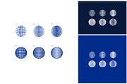 Set Global Sphere Halftone Logo, a Branding & Logo Template by ika trisiana (Thumbnail 1 of 2)