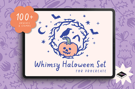 Whimsical Halloween Brush Set