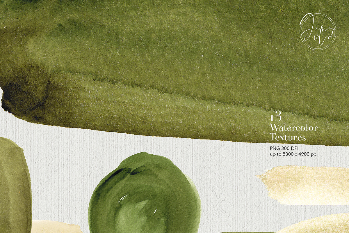 XL files - Watercolor Cannabis Set, an Object Graphic by Jeanina Vlad (Photo 16 of 17)