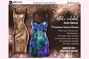 LUMINOUS TEXTURES Procreate Brushes, a Brush Add-On by Fashion Workshop Bkk (Thumbnail 3 of 13)