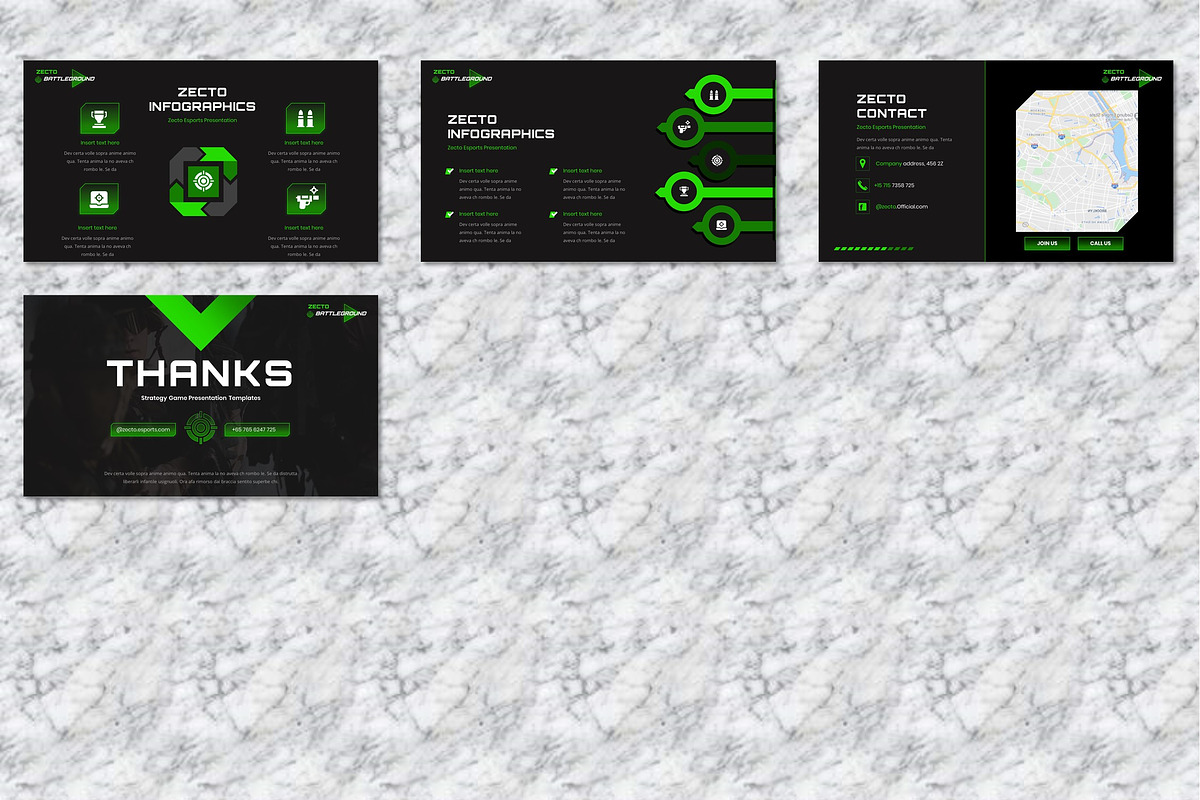 Zecto - Esports Game Powerpoint, a Presentation Template by Dhabee