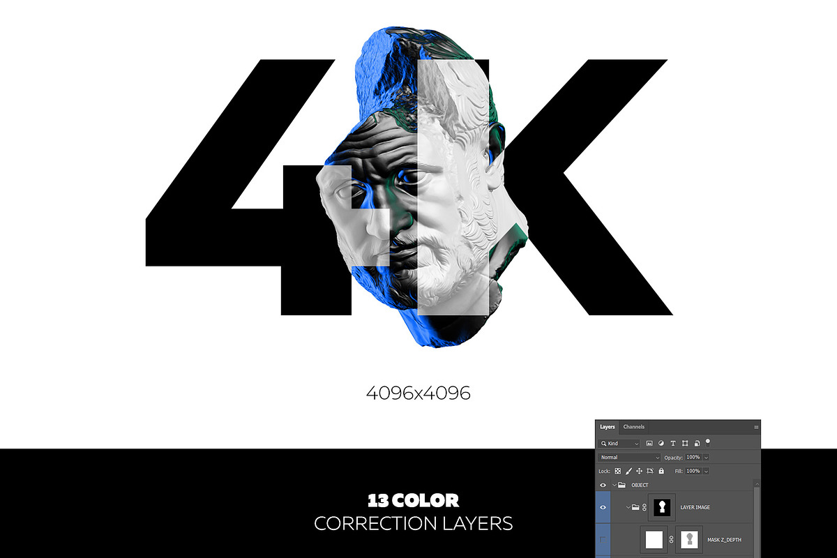 5 Sculptures Busts Mockup #3, an Apparel Mockup by ARKS ACADEMY (Photo 5 of 8)