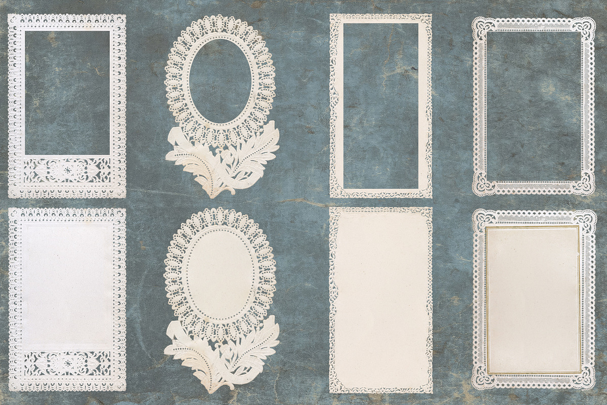 Antique Paper Lace Frames, an Object Graphic by Century Library (Photo 6 of 9)