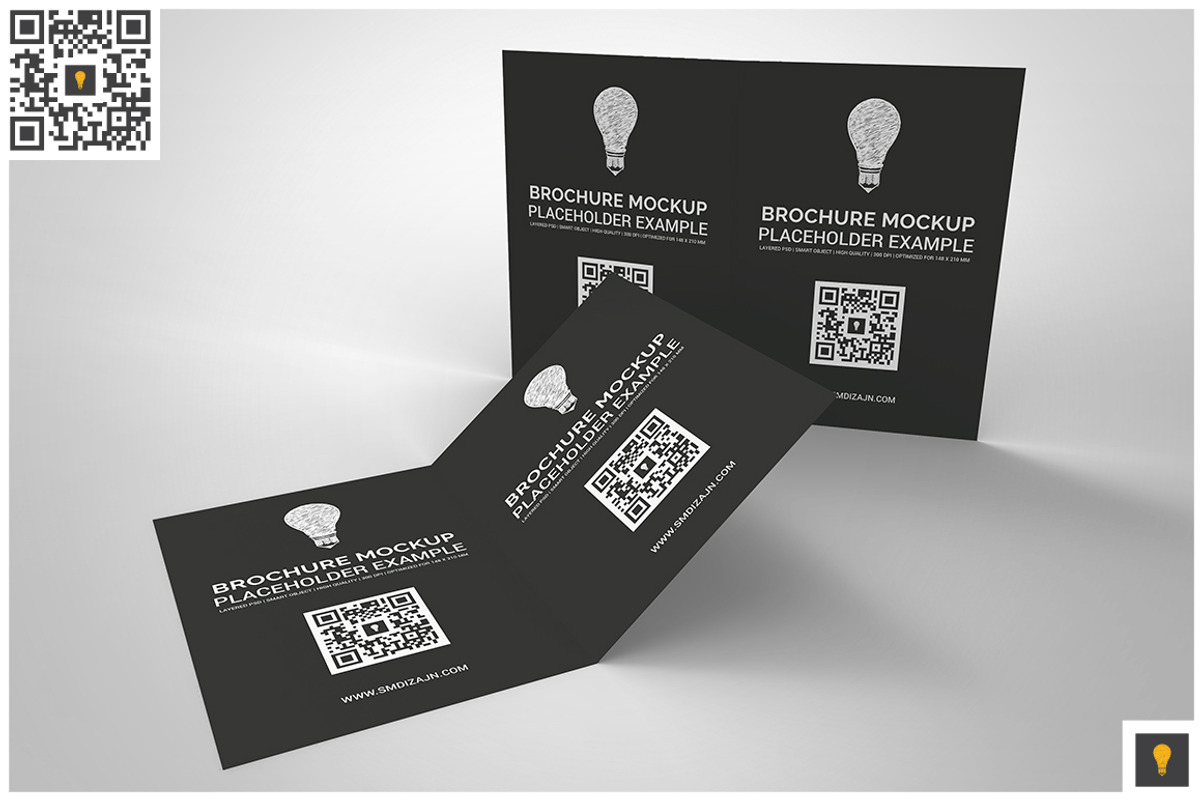 Brochure Bifold Mockup, a Print Template by Shocky Design Studio (Photo 5 of 6)