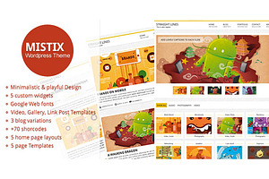 Mistix - A Minimal Wordpress Theme