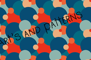 Circles Retro Pattern