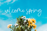 Morning blue sky, a Handwritten Font by cocodesign (Thumbnail 2 of 8)