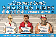 Shading Lines Photoshop Brushpack, a Brush Add-On by TomWarne (Thumbnail 1 of 25)