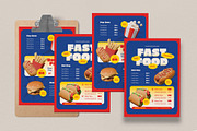 Fast Food Restaurant Menu, a Flyer Template by graphicook (Thumbnail 4 of 4)
