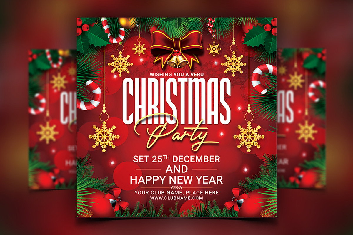 Christmas Flyer, a Flyer Template by AfzaalGraphics (Photo 1 of 2)