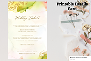 GOLDEN Minimal WEDDING INVITATION SE, an Invitation Template by MagicLove Creations (Thumbnail 3 of 7)