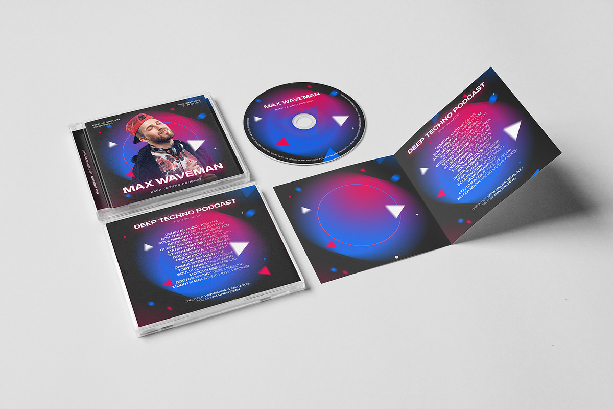 DJ Mixtape / Album CD Cover Artwork, a Print Template by vinyljunkie (Photo 4 of 6)