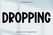 Dropping, a Script Font by FreshTypeINK (Thumbnail 1 of 8)