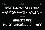 Kentaz Unique Display Font, a Handwritten Font by Eltypesstudio (Thumbnail 6 of 10)