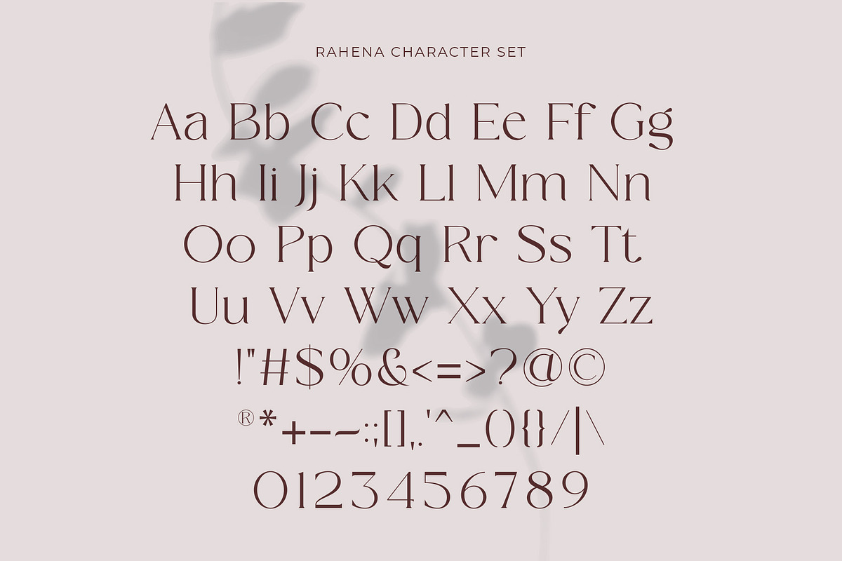Rahena - New Modern Serif Font, a Serif Font by Muflieart (Photo 8 of 10)
