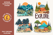 Outdoor Adventure Illustration, an Illustration by youken (Thumbnail 4 of 4)