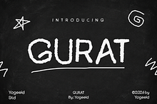 Gurat - Rough Handwritten Font