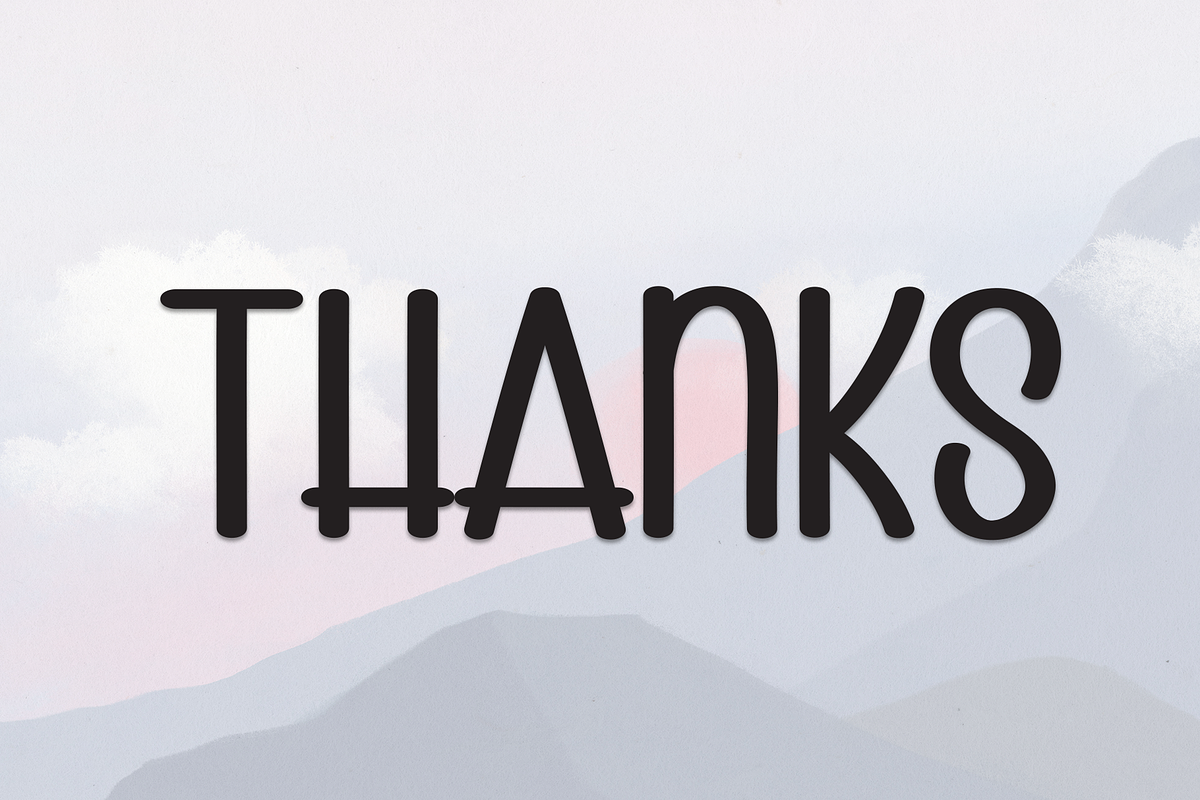 Mountain Handmade | Script Font, a Script Font by Scratchones (Photo 8 of 8)