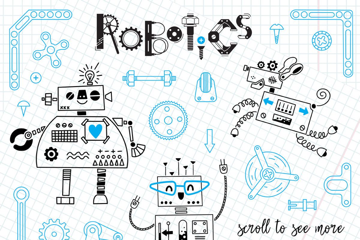 ROBOTICS for kids, a Technology Illustration by Baksiabat (Photo 2 of 6)