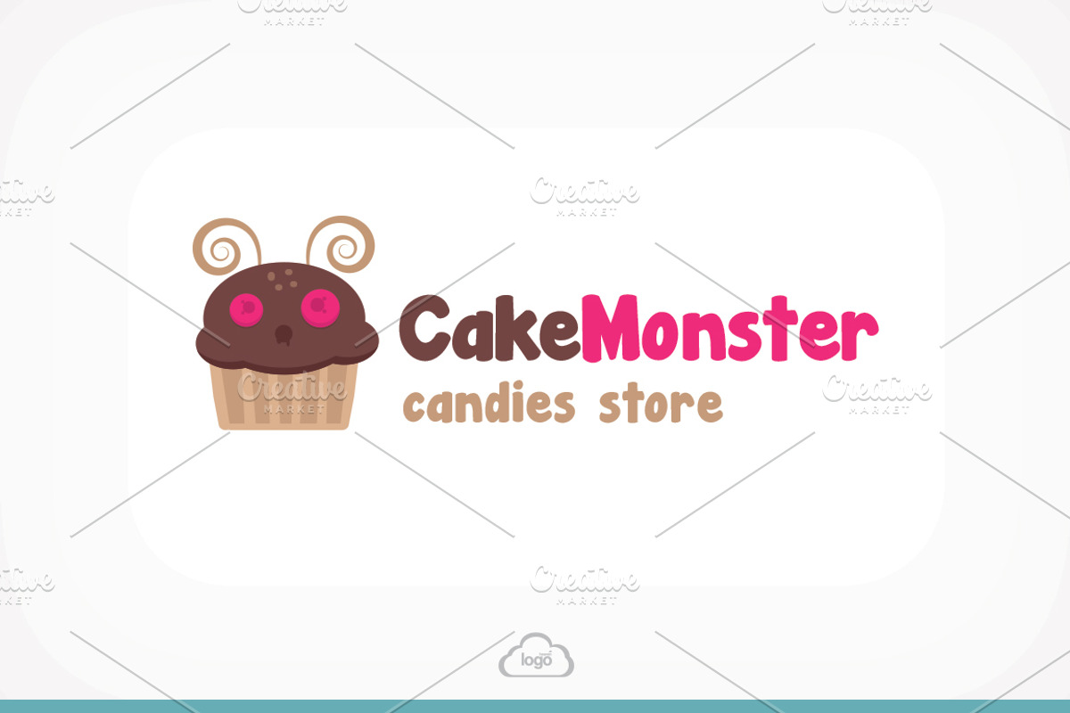Cake Monster Logo Template, a Branding & Logo Template by Logo Heaven (Photo 2 of 5)